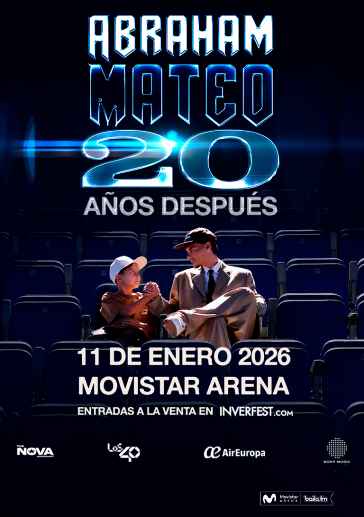 ABRAHAM MATEO CELEBRA SUS 20 AÑOS DE CARRERA CON UN SHOW HISTÓRICO EN EL MOVISTAR ARENA
