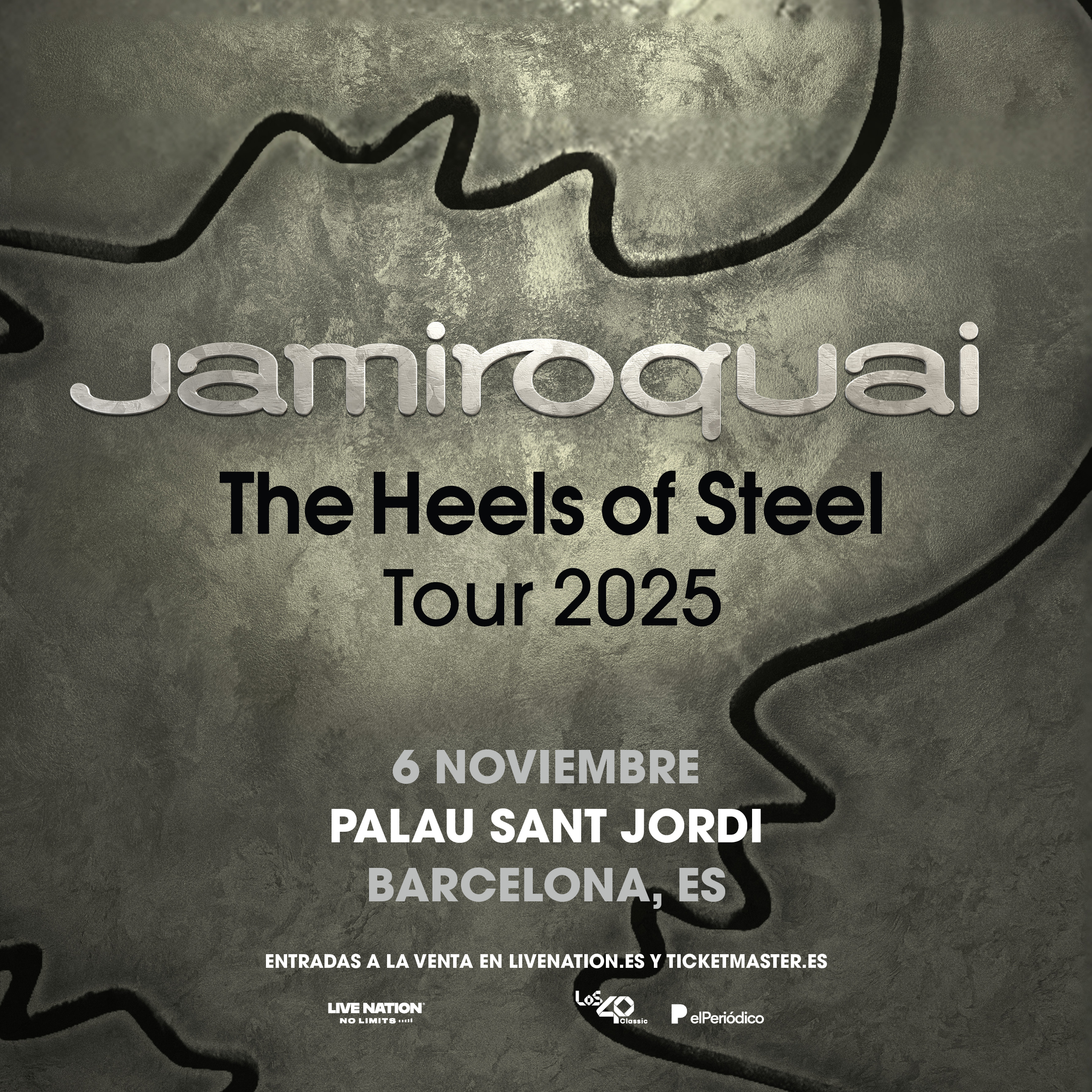 JAMIROQUAI REGRESA A BARCELONA CON THE HEELS OF STEEL TOUR 2025
