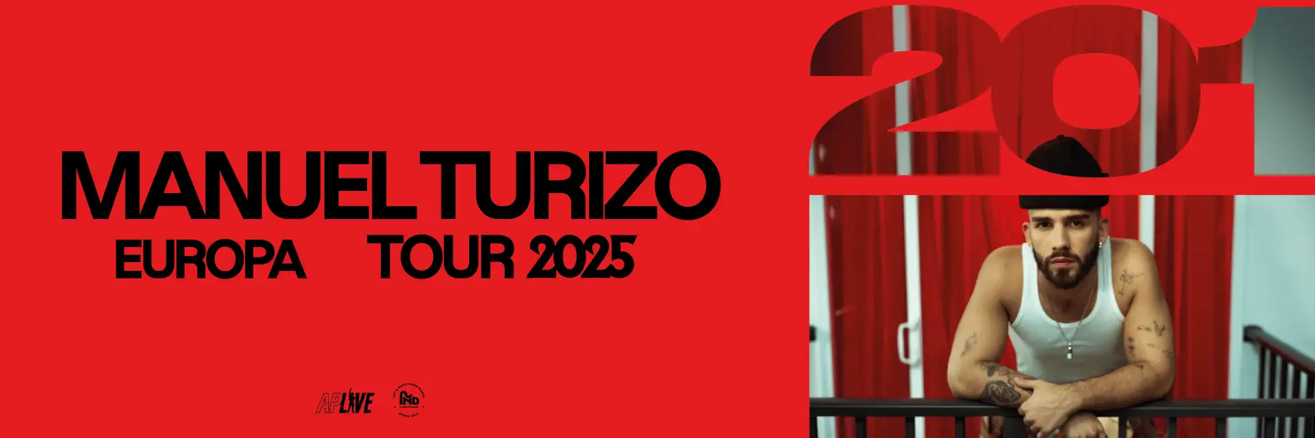 Manuel Turizo presenta «201 Tour» este 2025.