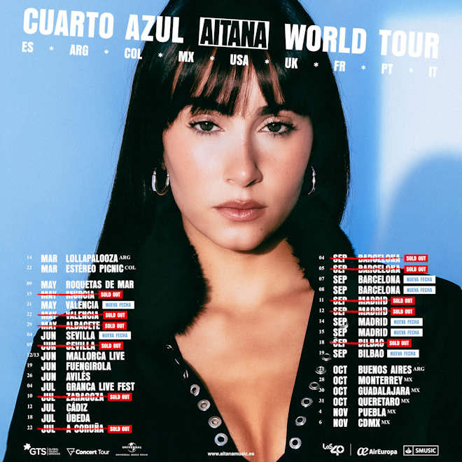 AITANA continúa su ascenso imparable.