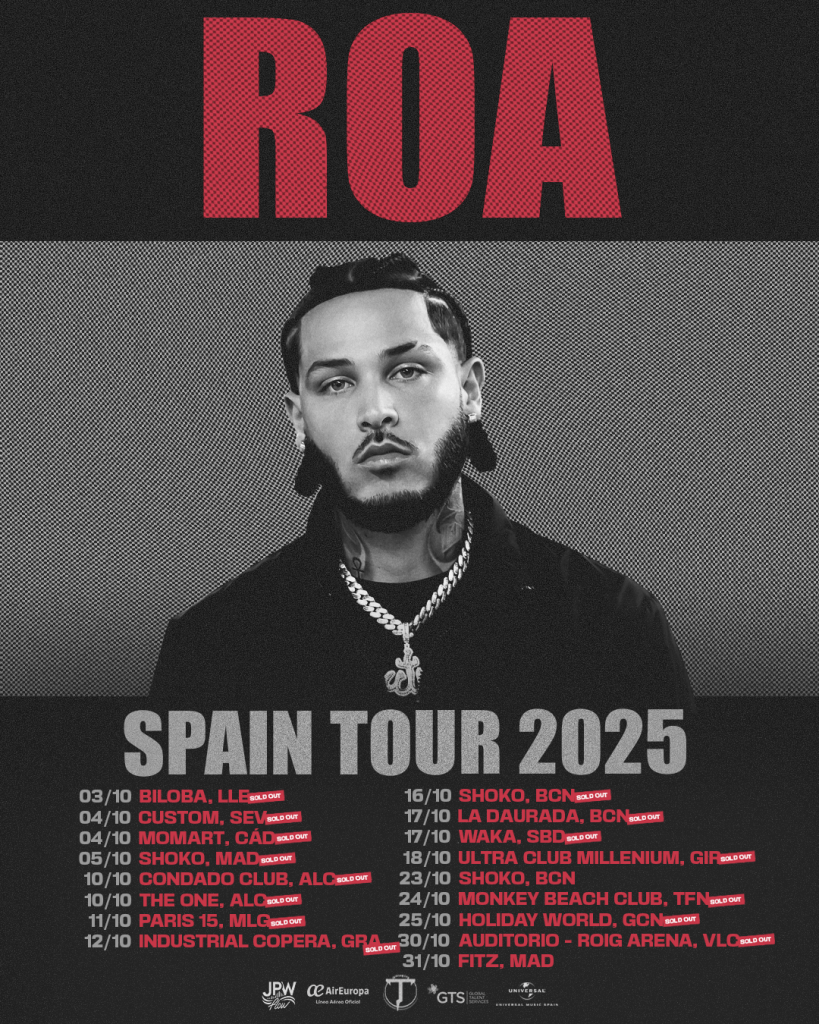 ROA ANUNCIA EL ESPERADO CIERRE DE SU GIRA EN FITZ MADRID