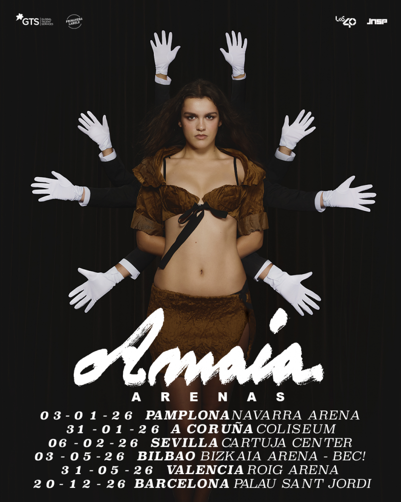 AMAIA ANUNCIA SU ESPERADA GIRA POR ARENAS PARA 2026