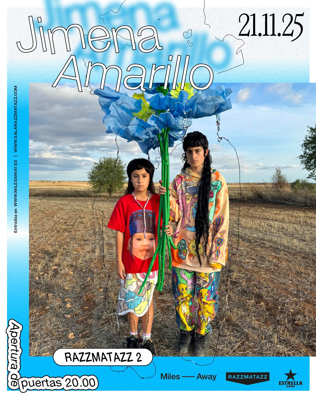 Jimena Amarillo anuncia su llegada a Barcelona el próximo 21 de noviembre con un concierto en Razzmatazz 2