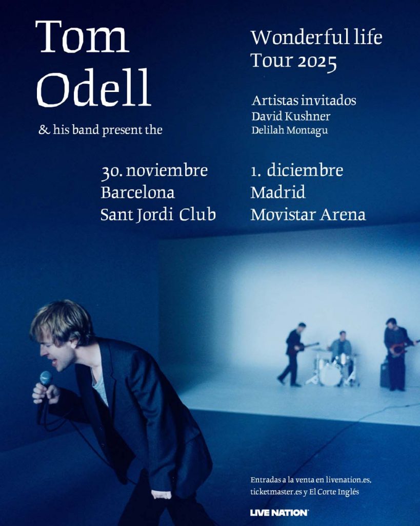 TOM ODELL LLEGA A BARCELONA Y   MADRID CON SU GIRA MÁS AMBICIOSA: WONDERFUL LIFE TOUR 2025