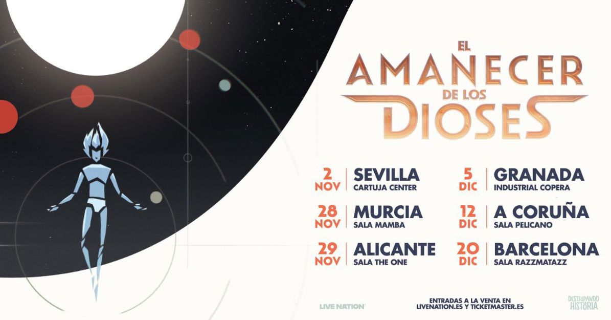 PASCU Y RODRI DE DESTRIPANDO LA HISTORIA PRESENTAN «EL AMANECER DE LOS DIOSES», SU NUEVO TOUR MUNDIAL, EN SU REGRESO A ESPAÑA
