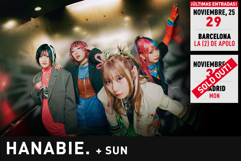 Las japonesas Hanabie en concierto en España
