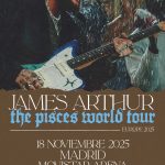 JAMES ARTHUR ACTUARÁ EL 18 DE NOVIEMBRE EN MADRID