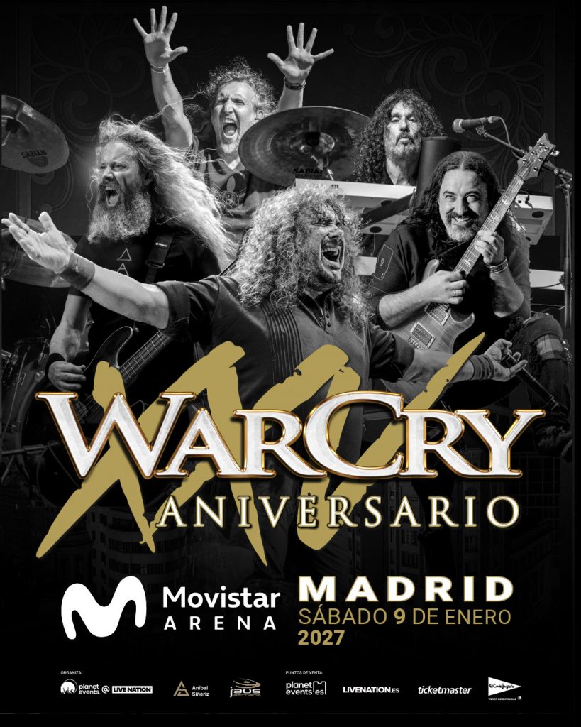 WARCRY CELEBRA SU XXV ANIVERSARIO CON UN CONCIERTO EN MADRID