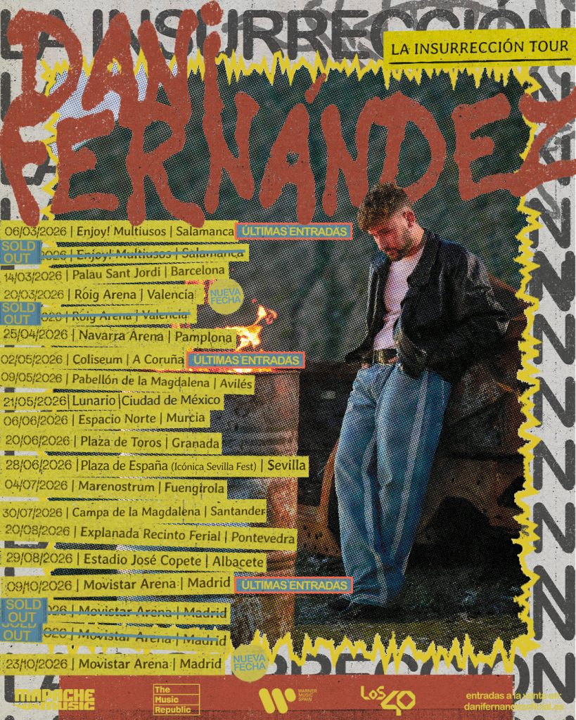 El rotundo éxito de Dani Fernández: anuncia un cuarto Movistar Arena y un segundo Roig Arena