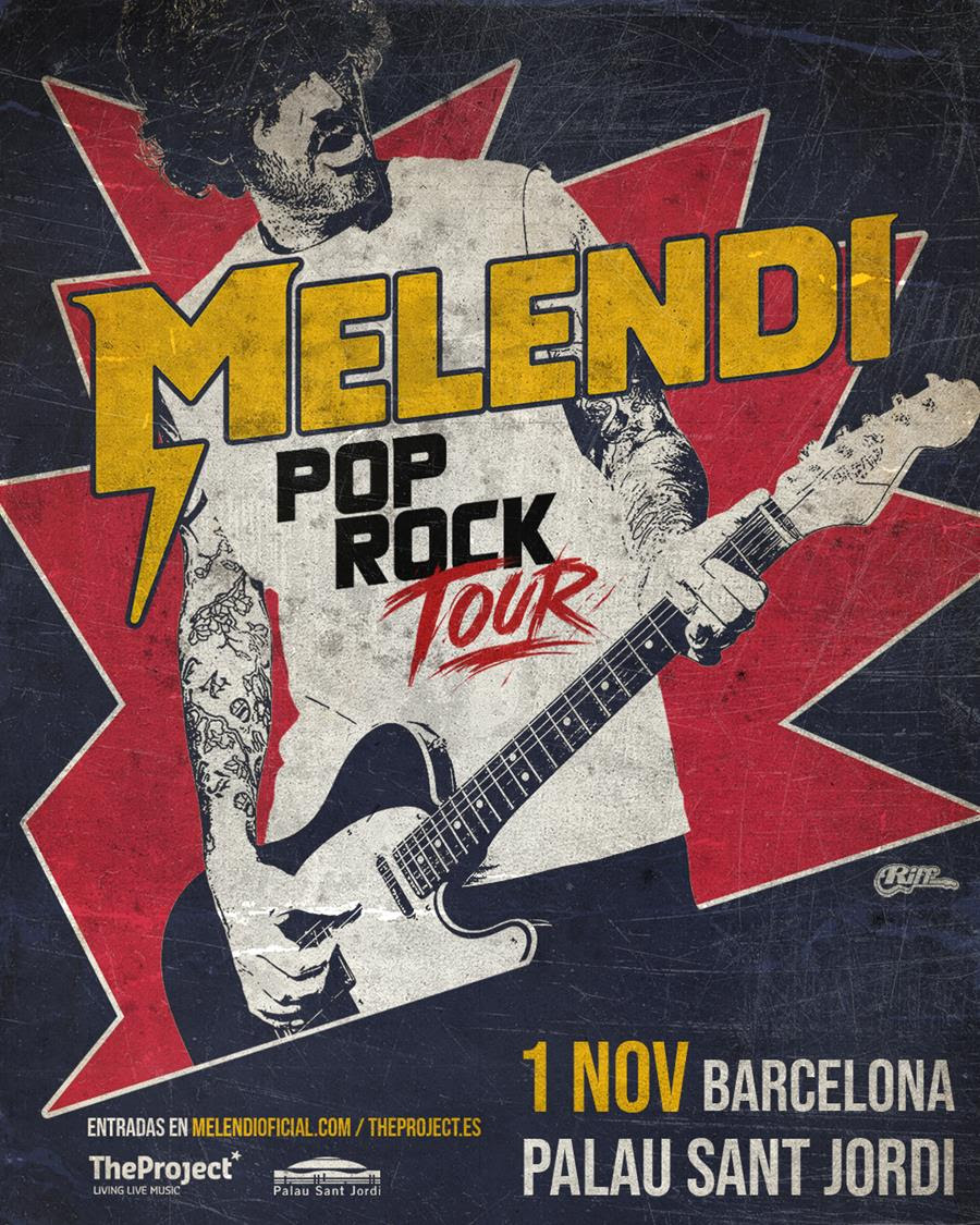 MELENDI ANUNCIA EL CONCIERTO DE BARCELONA DENTRO DEL POP ROCK TOUR 2026