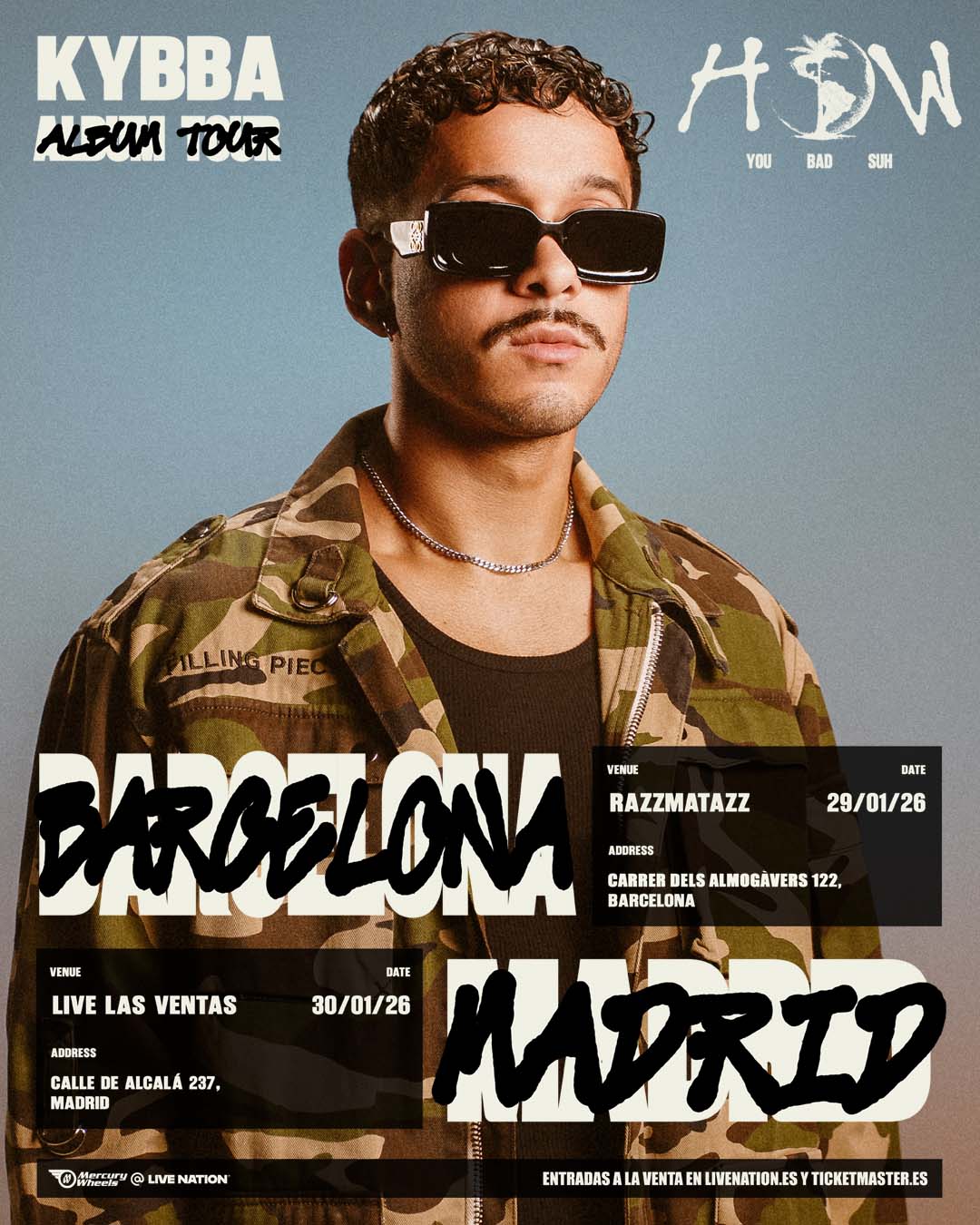 KYBBA LLEGA A ESPAÑA CON SU GIRA ‘HOW YOU BAD SUH ALBUM TOUR’