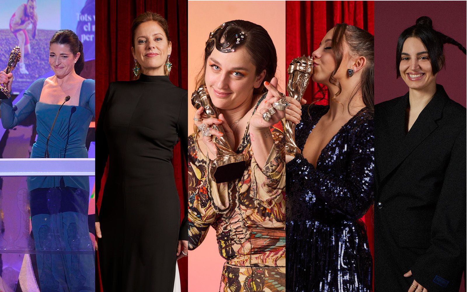 Nora Navas, Maria Molins, Laura Weissmahr, Carla Quílez i Maria Arnal presentaran la gala de los XVIII Premios Gaudí