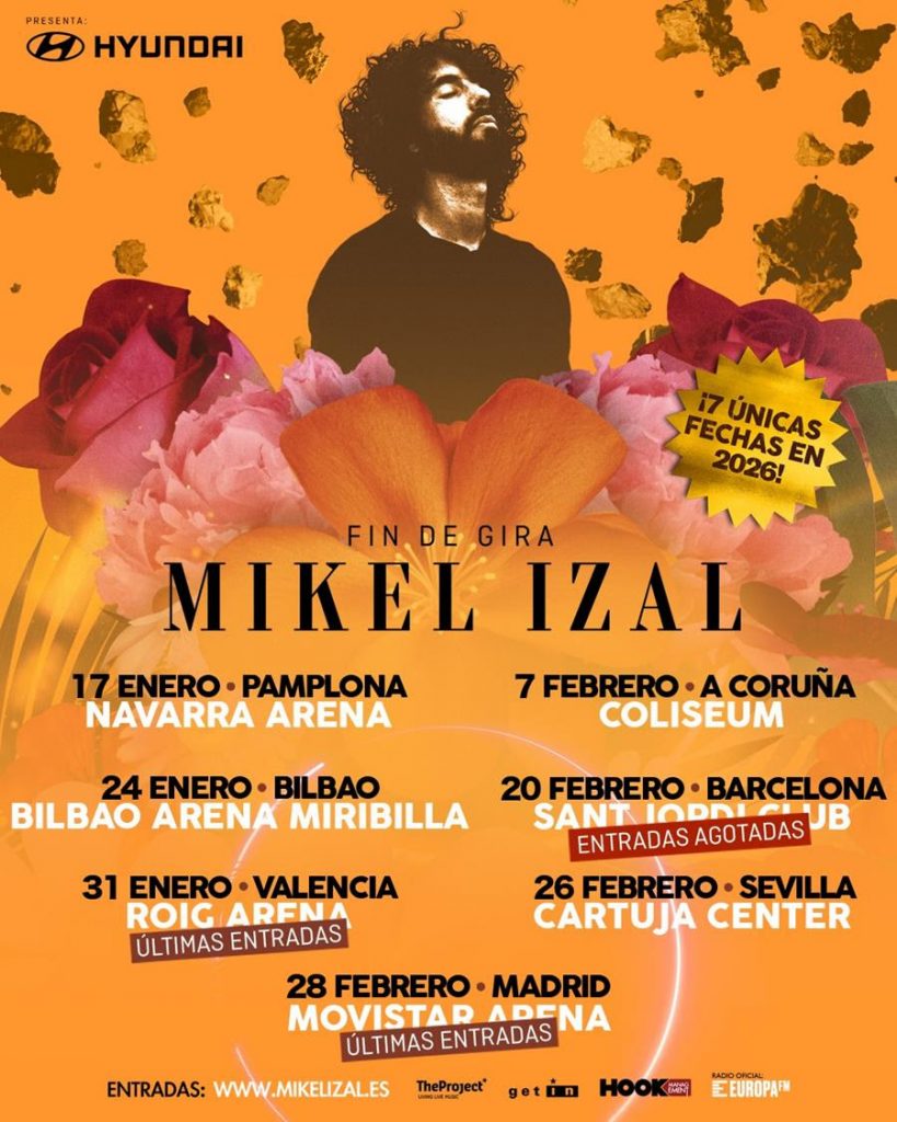 Mikel Izal inicia este sábado en Pamplona el final de la gira “El Miedo y el Paraíso” y agota las entradas en Barcelona