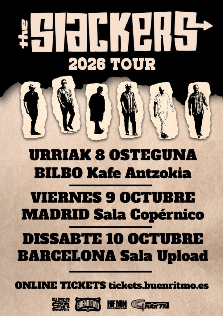 THE SLACKERS regresan a la península este octubre con tres fechas imperdibles
