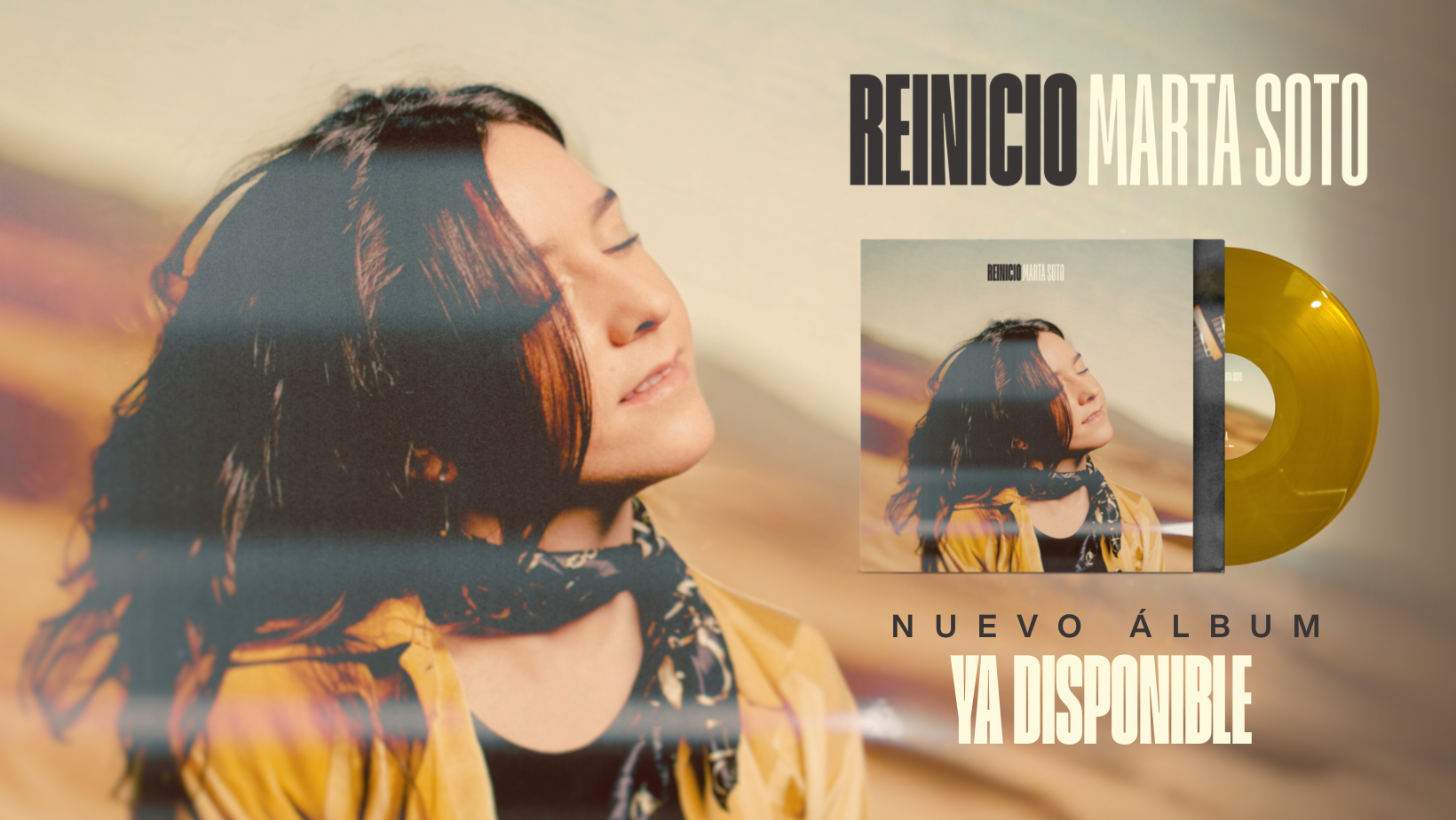 Marta Soto presenta su nuevo álbum «REINICIO»
