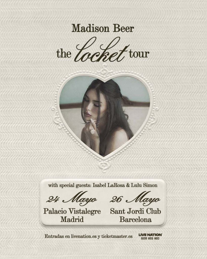 Madison Beer anuncia conciertos en Madrid y Barcelona