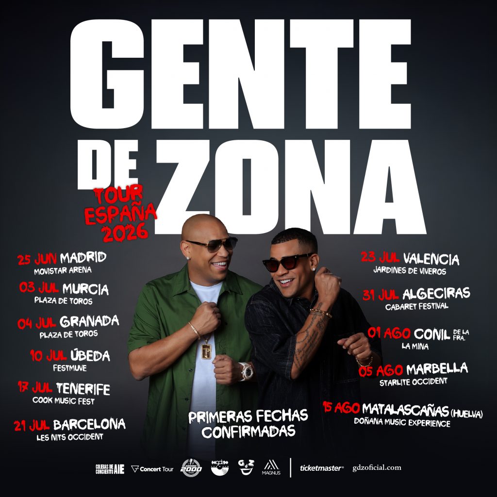 Gente de Zona anuncia su primera gira por España: Tour España 2026