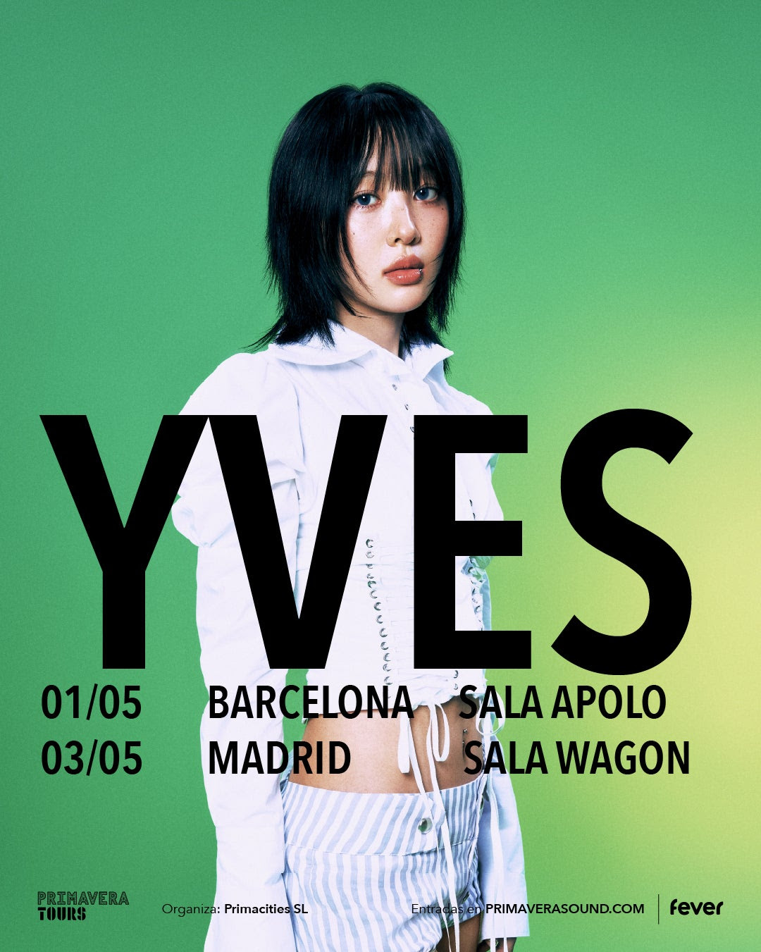 De Corea para el mundo: conciertos de Yves en Barcelona y Madrid en mayo
