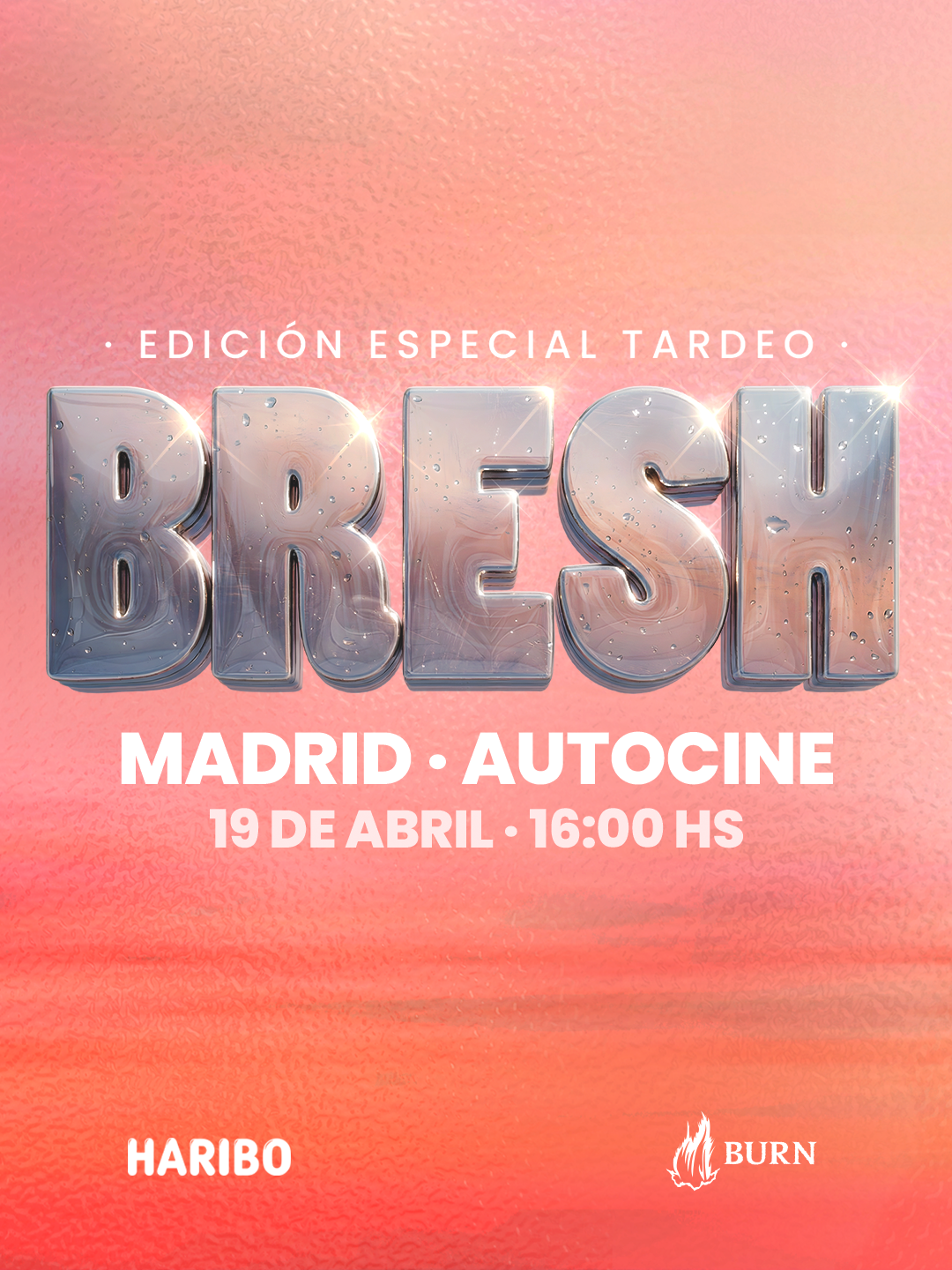 BRESH presenta en Madrid una edición especial y diferente: su primer Tardeo en el Autocine