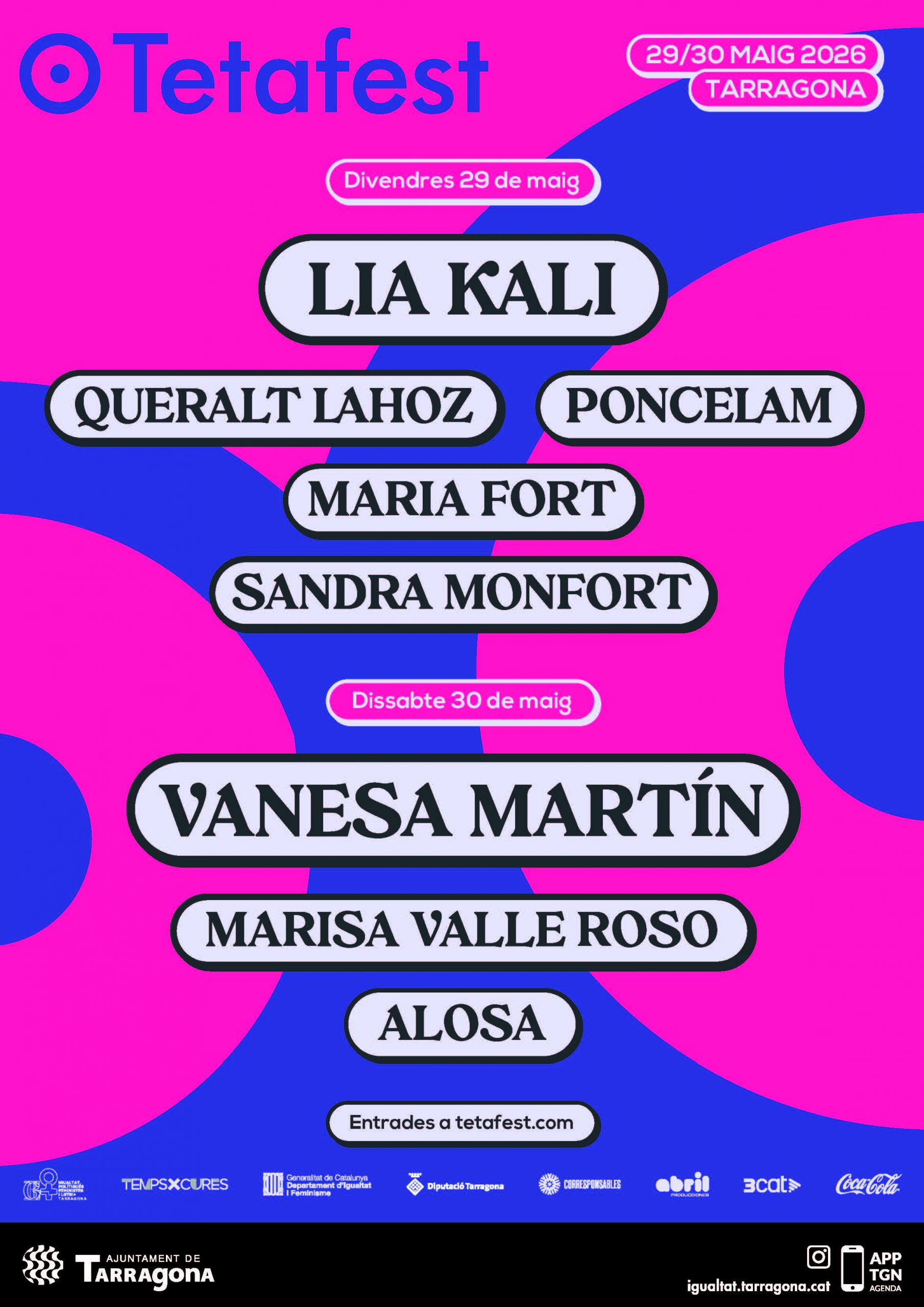 EL FESTIVAL TETA LLEGA A LA QUINTA EDICIÓN CON EL ANUNCIO DE LAS ACTUACIONES DE VANESA MARTÍN Y LIA KALI