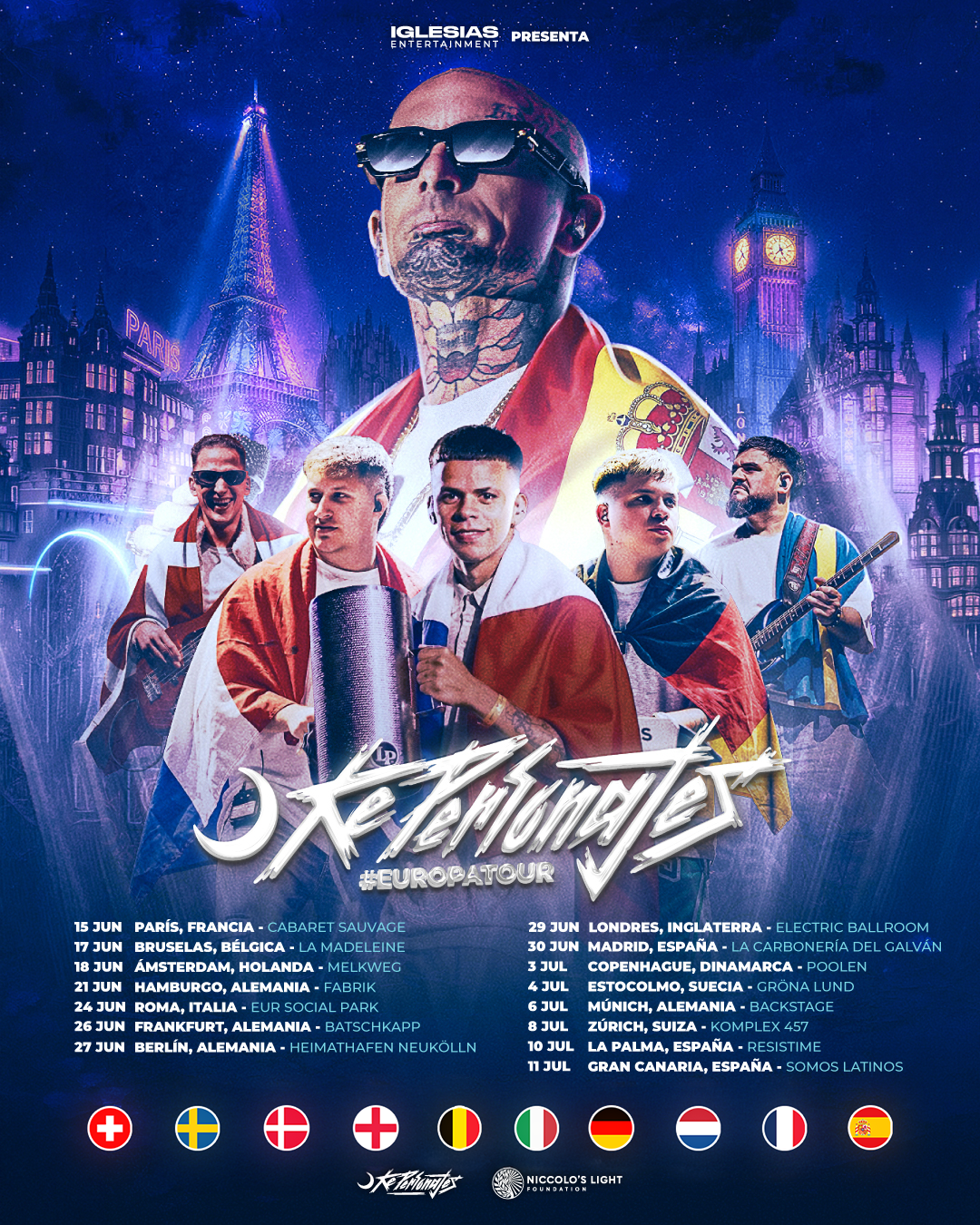 KE PERSONAJES ANUNCIAN SU PRIMER TOUR EUROPEO PARA EL VERANO 2026