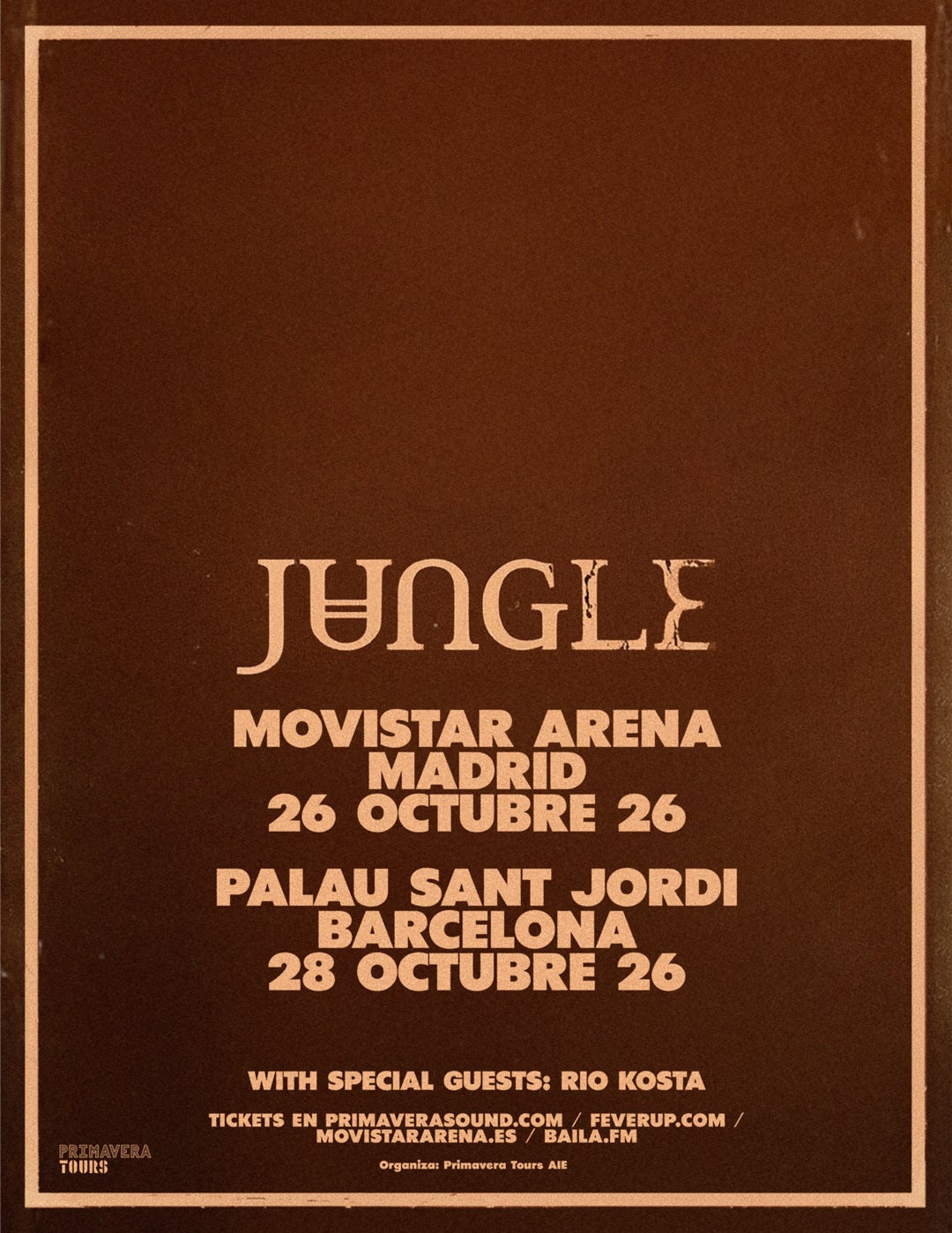Brilla el sol para Jungle: conciertos en el Movistar Arena de Madrid y el Palau Sant Jordi de Barcelona en octubre