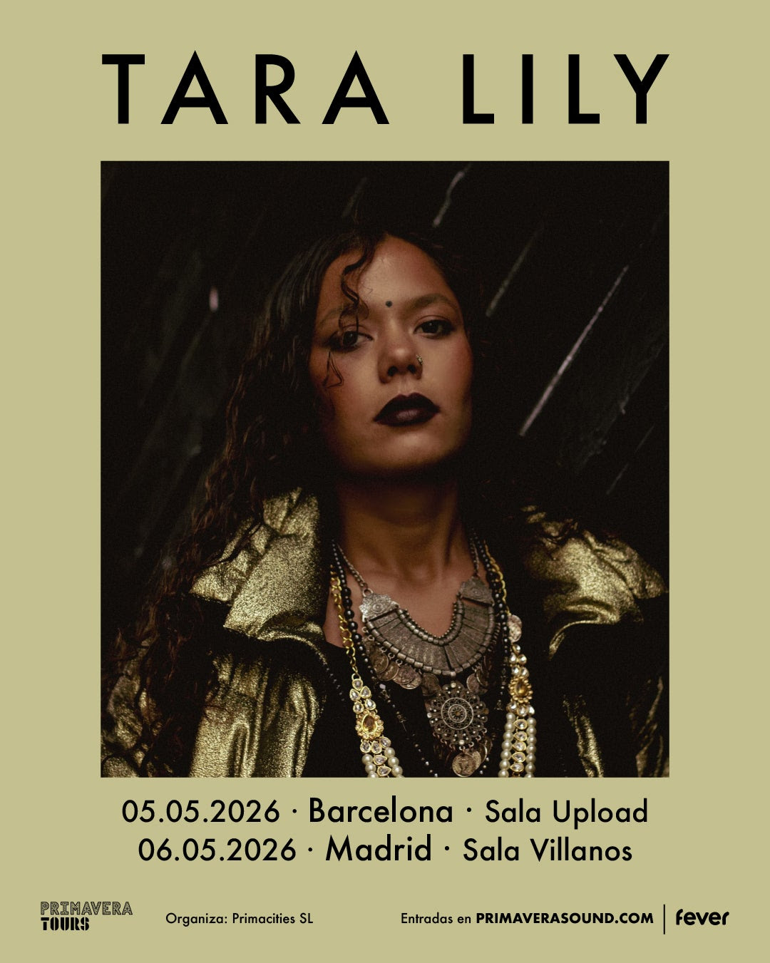 La artesana soul-jazz Tara Lily actuará en Barcelona y Madrid en mayo