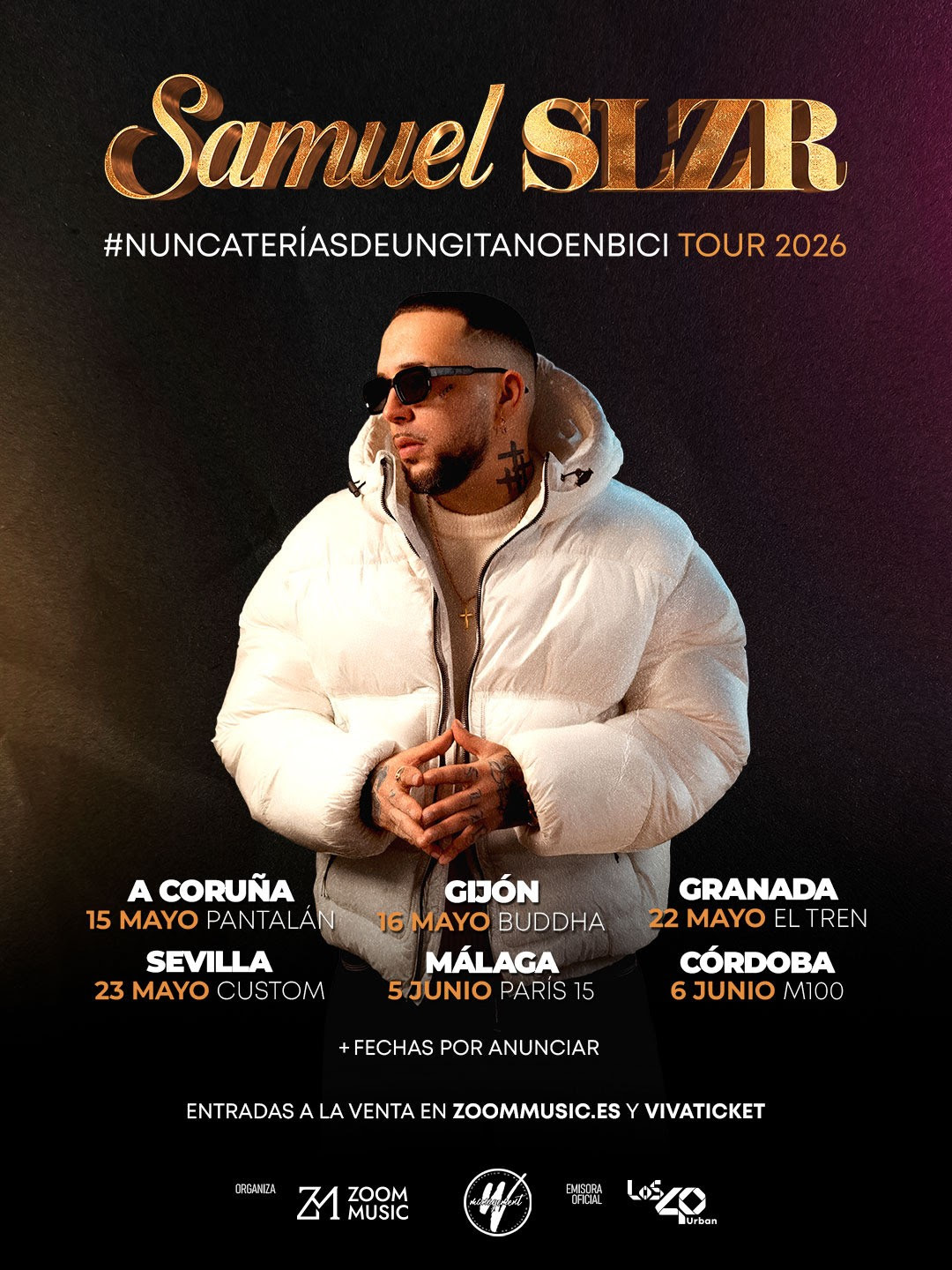 SAMUEL SLZR ANUNCIA NUEVA GIRA POR SALAS EN ESPAÑA EN 2026