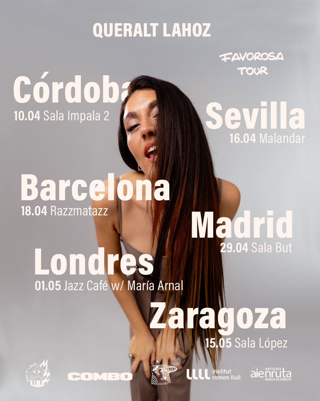 Queralt Lahoz empieza una nueva gira de salas, FAVOROSA TOUR 2026