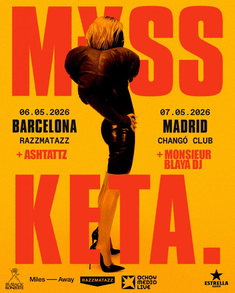 M¥SS KETA, a punto de aterrizar en Barcelona y Madrid con dos noches de alto voltaje en mayo