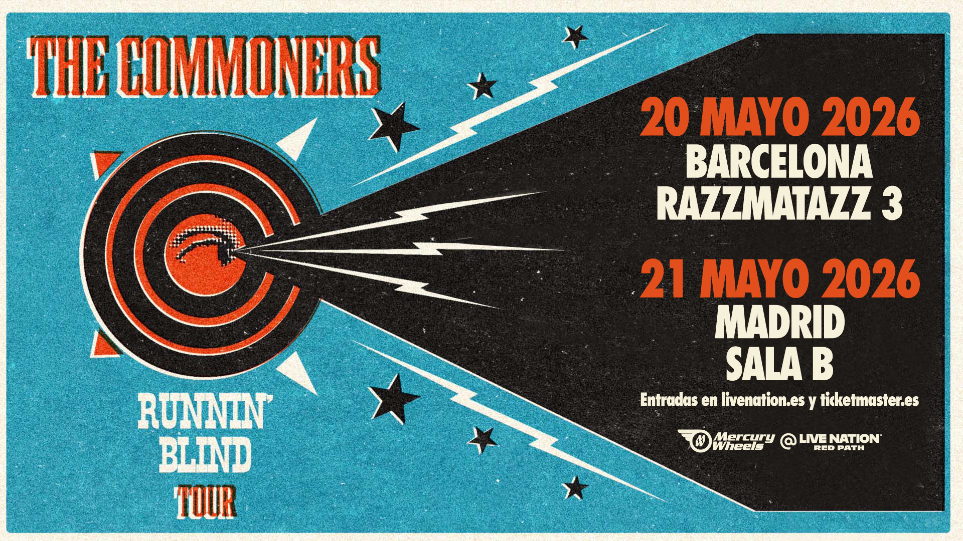 THE COMMONERS ANUNCIA NUEVA GIRA ‘RUNNIN’ BLIND TOUR’ INCLUYENDO DOS FECHAS EN ESPAÑA