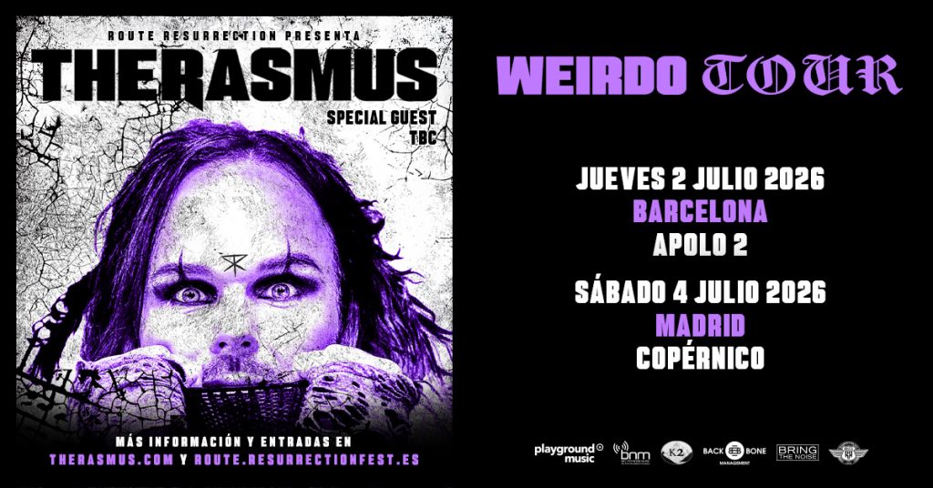 THE RASMUS ANUNCIAN DOS CONCIERTOS ÍNTIMOS EN BARCELONA Y MADRID ESTE VERANO