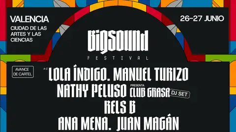 BIGSOUND Valencia 2026: el festival urbano más esperado del verano regresa con un cartel de lujo