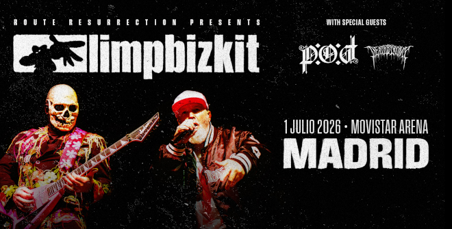 Limp Bizkit en Madrid 2026: el regreso más esperado del nu metal aterriza en el Movistar Arena