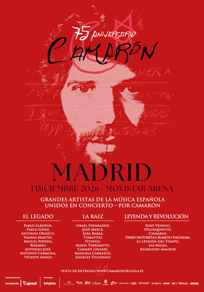 POR CAMARÓN – 75 ANIVERSARIO, UN ENCUENTRO ESCÉNICO HISTÓRICO E IRREPETIBLE