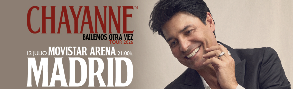 Chayanne regresa al Movistar Arena de Madrid con su gira Bailemos Otra Vez 2026
