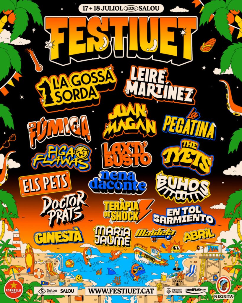 Festiuet 2026: el gran festival del verano regresa a Salou con un cartel de primer nivel y una experiencia renovada