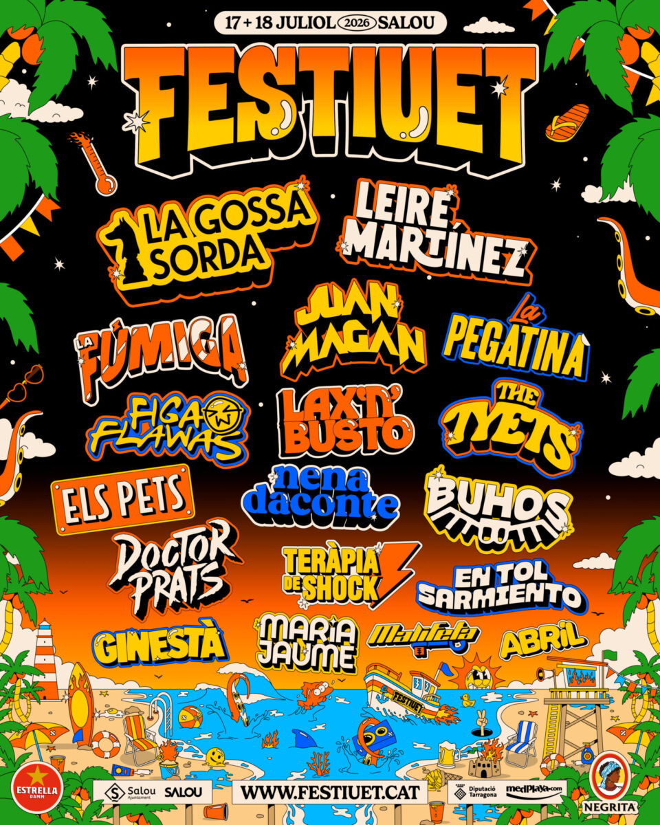 Festiuet 2026: el gran festival del verano regresa a Salou con un cartel de primer nivel y una experiencia renovada