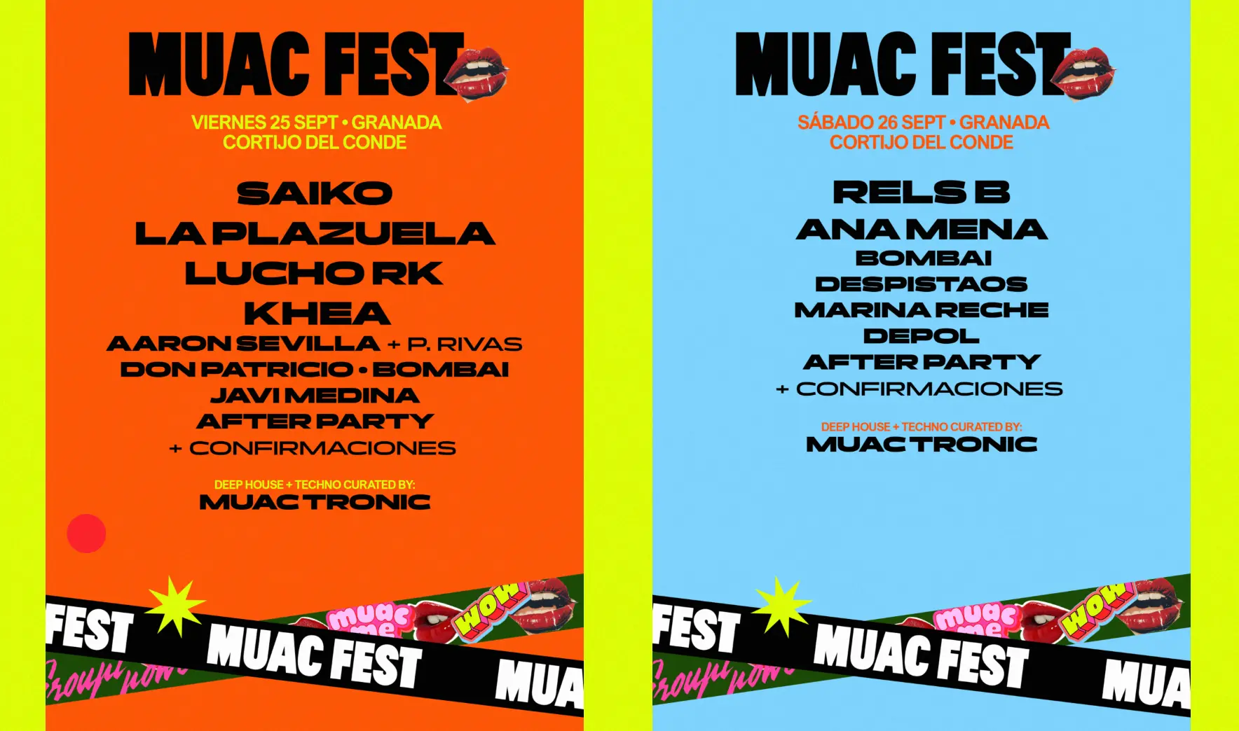 MUAC Fest 2026: Granada se prepara para dos días de música con Saiko, Rels B y Ana Mena