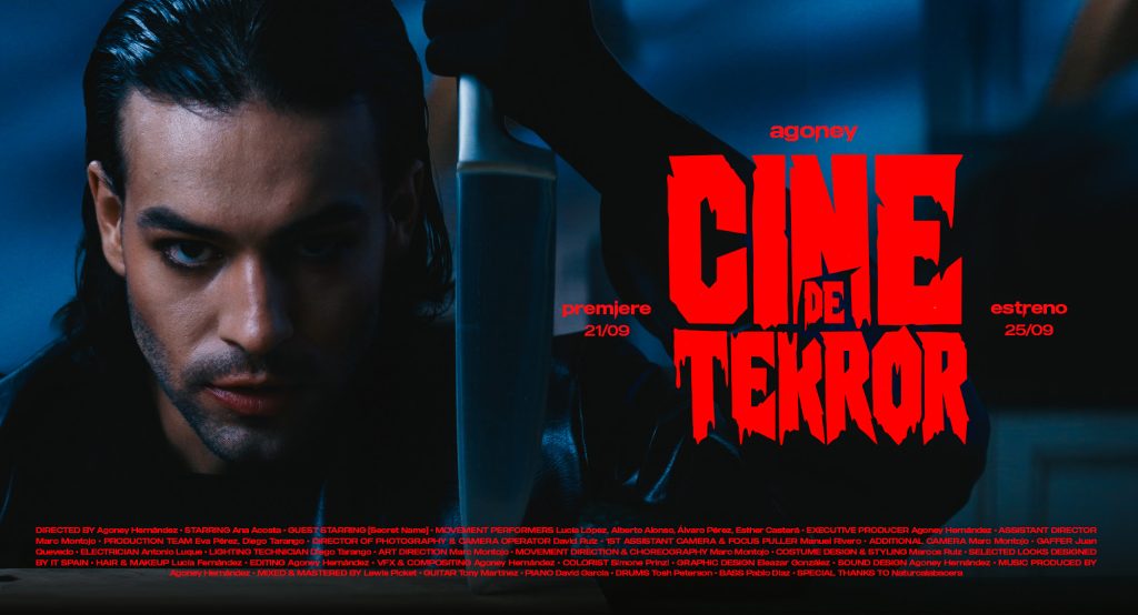 AGONEY ABRE UNA NUEVA ETAPA ARTÍSTICA CON “CINE DE TERROR”
