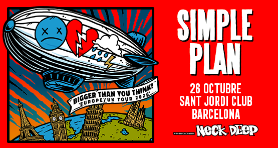 Simple Plan llega a Barcelona con sus últimas entradas disponibles
